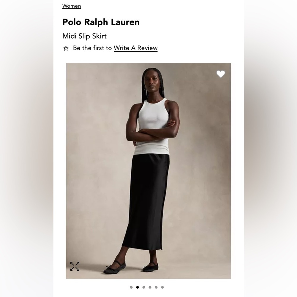 Ralph Lauren Black Midi Pencil Skirt Work